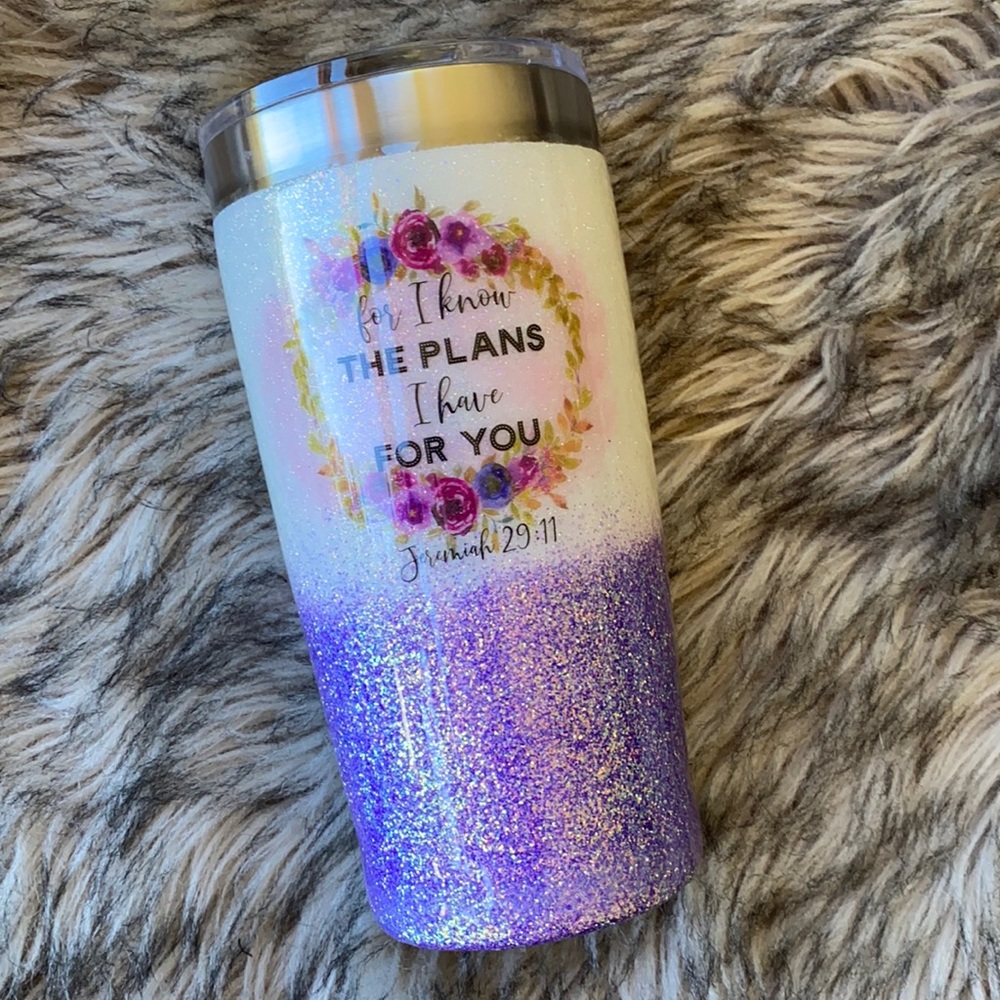 Epoxy tumbler
